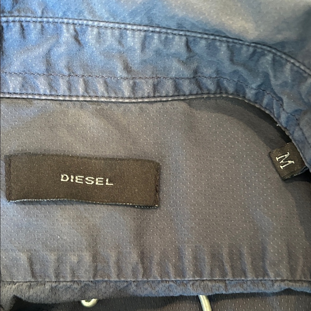 Diesel Dark Blue Casual Button Down Shirt - Picture 6 of 6
